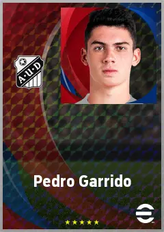Pedro Garrido eFootball 2026 player card, 68 OVR GK