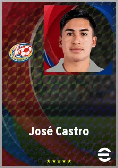 José Castro eFootball 2026 player card, 67 OVR LB
