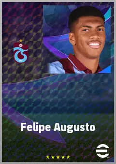 Felipe Augusto eFootball 2026 player card, 73 OVR CF