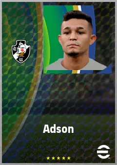 Adson eFootball 2026 player card, 71 OVR RWF