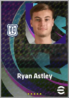 Ryan Astley eFootball 2026 player card, 69 OVR CB