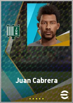 Juan Cabrera eFootball 2026 player card, 68 OVR RB