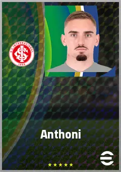 Anthoni eFootball 2026 player card, 71 OVR GK