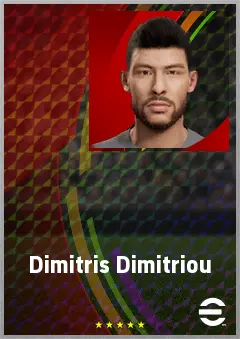 Dimitris Dimitriou eFootball 2026 player card, 70 OVR GK