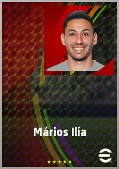 Mários Ilía eFootball 2026 player card, 70 OVR CF