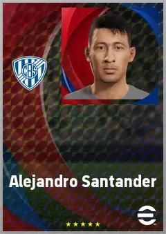 Alejandro Santander eFootball 2026 player card, 67 OVR GK