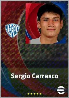 Sergio Carrasco eFootball 2026 player card, 66 OVR CF