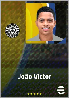 João Victor eFootball 2026 player card, 65 OVR RWF