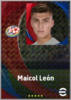 Maicol León eFootball 2026 player card, 68 OVR RB