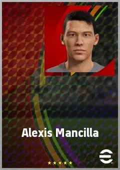 Alexis Mancilla eFootball 2026 player card, 64 OVR CF