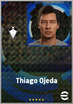 Thiago Ojeda eFootball 2026 player card, 68 OVR CMF