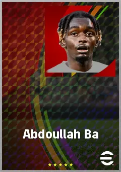 Abdoullah Ba eFootball 2026 player card, 69 OVR AMF