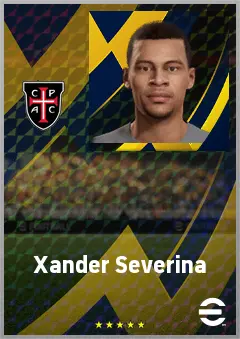 Xander Severina eFootball 2026 player card, 67 OVR LWF