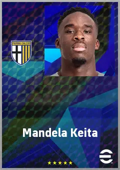 Mandela Keita eFootball 2026 player card, 71 OVR DMF