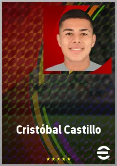 Cristóbal Castillo eFootball 2026 player card, 65 OVR DMF