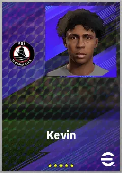 Kevin eFootball 2026 player card, 73 OVR LWF