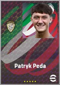 Patryk Peda eFootball 2026 player card, 69 OVR CB