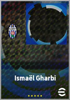 Ismaël Gharbi eFootball 2026 player card, 71 OVR LWF