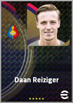 Daan Reiziger eFootball 2026 player card, 67 OVR GK