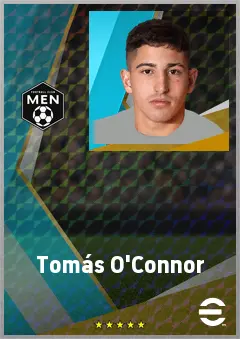 Tomás O'Connor eFootball 2026 player card, 70 OVR AMF
