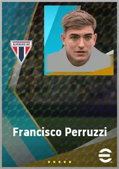 Francisco Perruzzi eFootball 2026 player card, 68 OVR CMF
