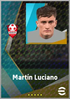 Martín Luciano eFootball 2026 player card, 71 OVR LB