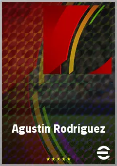Agustín Rodríguez eFootball 2026 player card, 67 OVR LMF