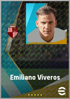 Emiliano Viveros eFootball 2026 player card, 72 OVR LMF