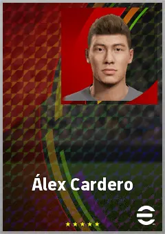 Álex Cardero eFootball 2026 player card, 67 OVR AMF