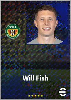 Will Fish eFootball 2026 player card, 70 OVR CB