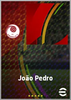 João Pedro eFootball 2026 player card, 68 OVR CB