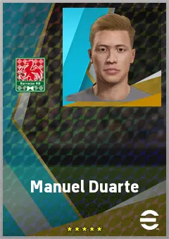 Manuel Duarte eFootball 2026 player card, 70 OVR AMF