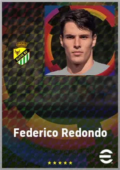 Federico Redondo eFootball 2026 player card, 71 OVR DMF
