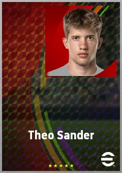 Theo Sander eFootball 2026 player card, 67 OVR GK