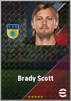 Brady Scott eFootball 2026 player card, 68 OVR GK