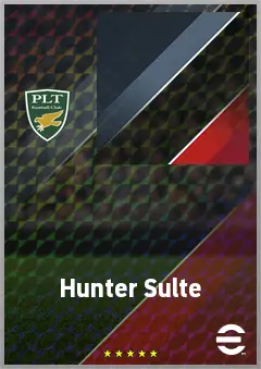 Hunter Sulte eFootball 2026 player card, 66 OVR GK