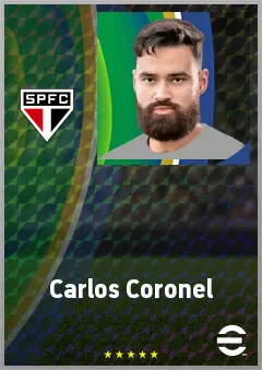 Carlos Coronel eFootball 2026 player card, 72 OVR GK
