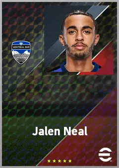 Jalen Neal eFootball 2026 player card, 69 OVR CB