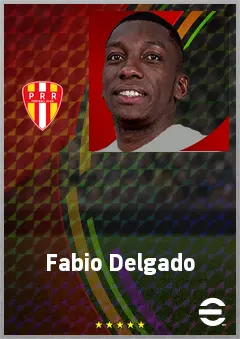 Fabio Delgado eFootball 2026 player card, 68 OVR LB