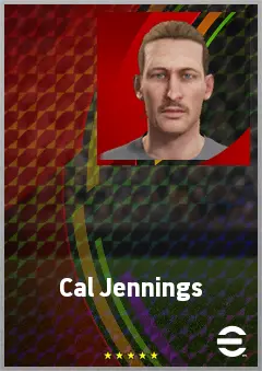 Cal Jennings eFootball 2026 player card, 70 OVR CF