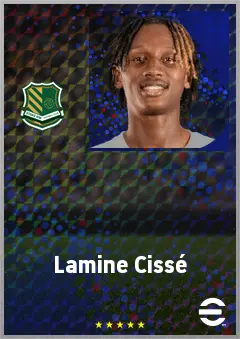 Lamine Cissé eFootball 2026 player card, 66 OVR LWF