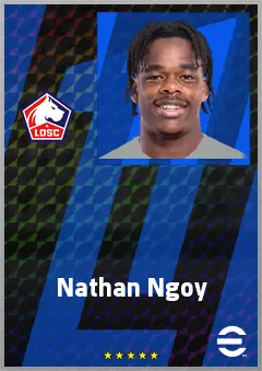 Nathan Ngoy eFootball 2026 player card, 73 OVR CB