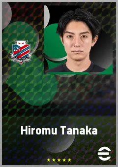 Tanaka Hiromu eFootball 2026 player card, 65 OVR AMF