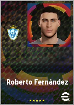 Roberto Fernández eFootball 2026 player card, 73 OVR CF