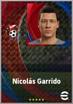 Nicolás Garrido eFootball 2026 player card, 68 OVR CB
