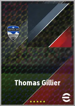 Thomas Gillier eFootball 2026 player card, 72 OVR GK