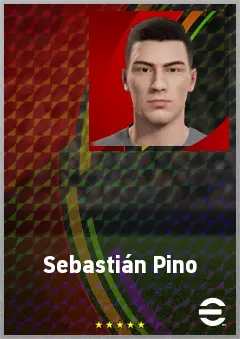 Sebastián Pino eFootball 2026 player card, 65 OVR CB