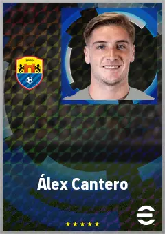 Álex Cantero eFootball 2026 player card, 71 OVR SS