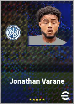 Jonathan Varane eFootball 2026 player card, 71 OVR DMF