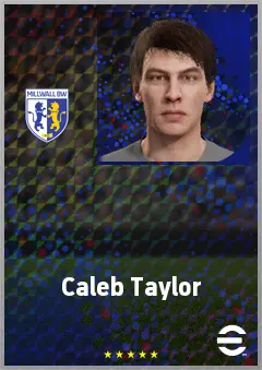 Caleb Taylor eFootball 2026 player card, 71 OVR CB